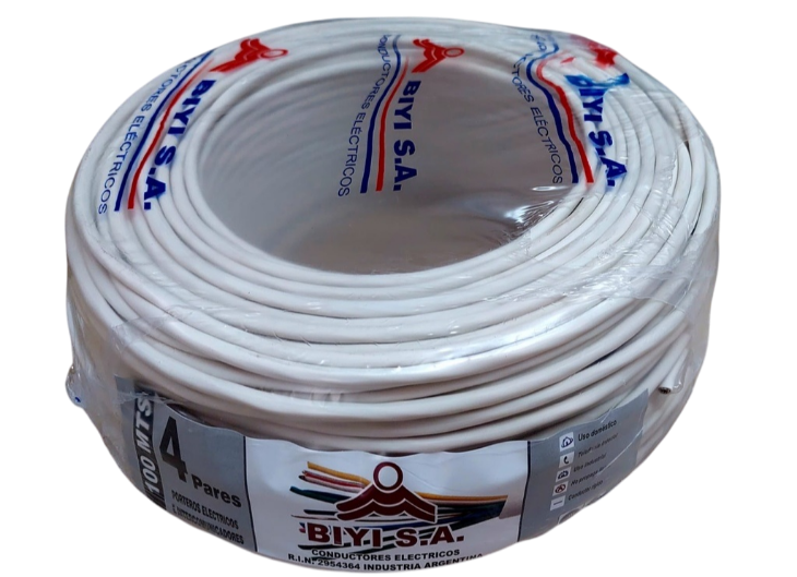 CABLE ALARMA 4 PARES - BIYI