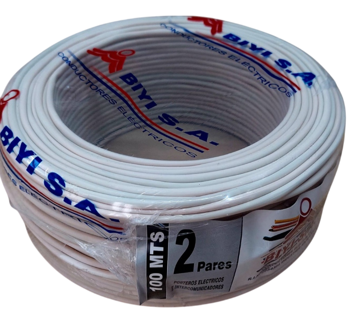 CABLE ALARMA 2 PARES - BIYI !