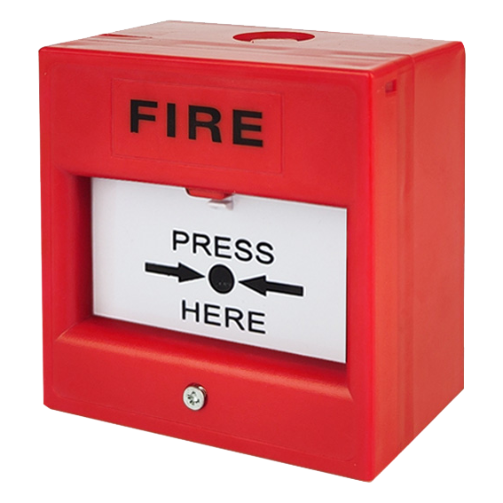 PULSADOR SALIDA MANUAL KR1-RESET  RESETEABLE (ROJO)!