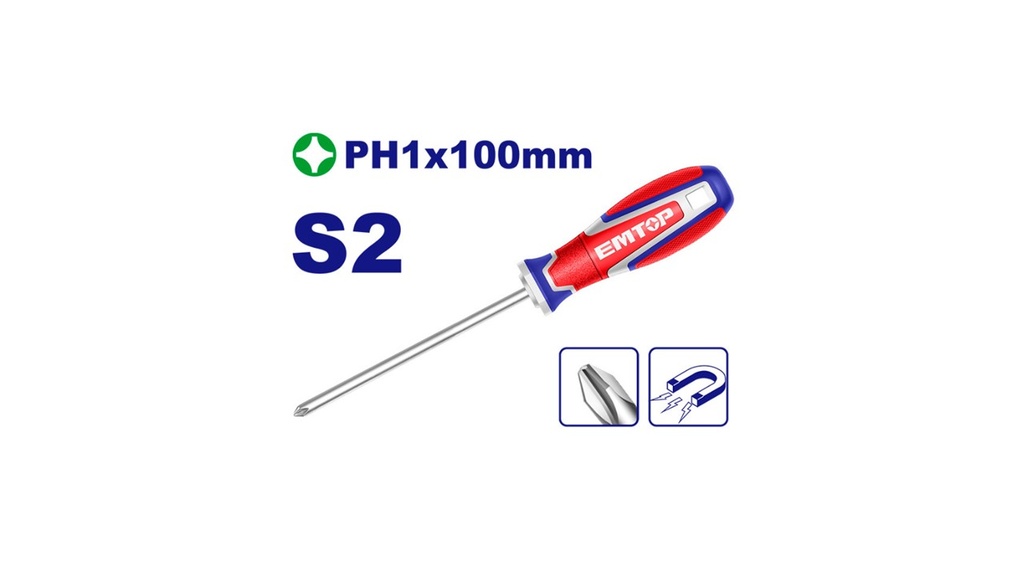 DESTORNILLADOR PH1X100mm (ESDPH1100)